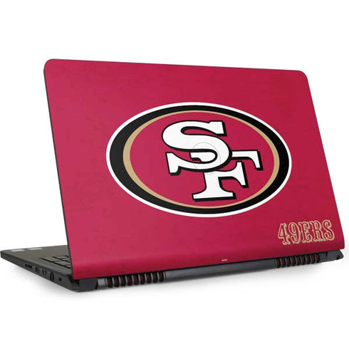 NFL San Francisco 49ers Distressed Dell Inspiron Skin